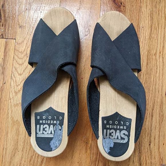 Sven Clogs Cross Strap Sandals Size 40 - Picture 6 of 7